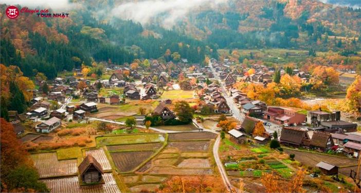 Tour Nhật Bản Cung Đường Làng Cổ Shirakawago Mùa Thu 2026